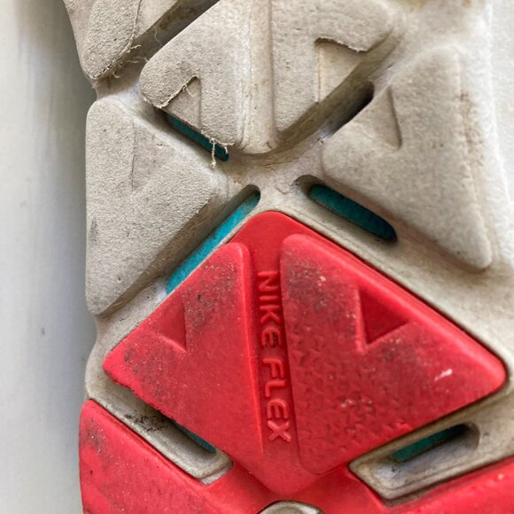 Nike Flex Trail 2  Sz 10 Women Teal/Lime - Picture 9 of 10